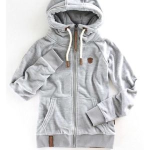 Naketano zip hoodie in grey